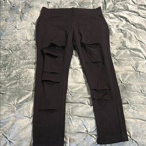 Torrid Black Distressed Jeans